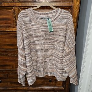Terra&Sky Womens Plus Sz Gorgeous NWTS Sweater!! Plus Sz 4X! Space Dye Sweater!